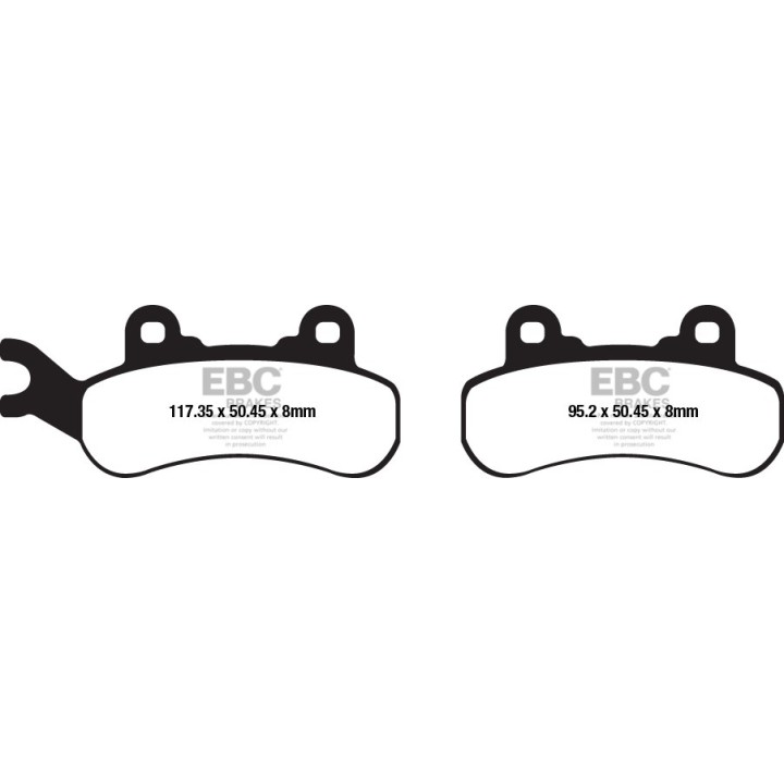 EBC Brakes FA683R – High Performance Brake Pads for UTV & Off-Road