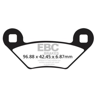 Klocki hamulcowe EBC FA475R – Polaris ATV | Skuteczne hamowanie w terenie