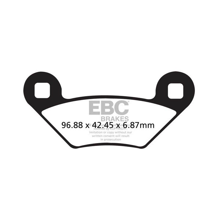 Klocki hamulcowe EBC FA475R – Polaris ATV | Skuteczne hamowanie w terenie