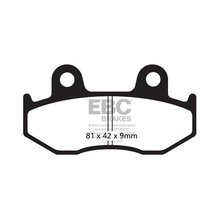 EBC Brakes FA323R – Klocki hamulcowe do ATV Yamaha | Szekla4x4.pl