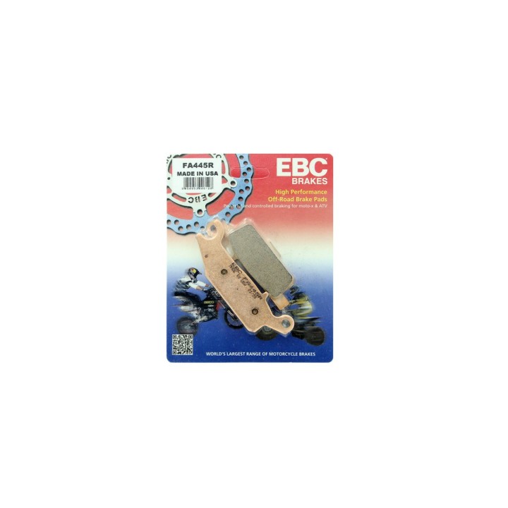 Klocki hamulcowe FA445R Grizzly 550 700 tylne lewa