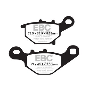 EBC Brakes FA401R – Klocki hamulcowe tylne | Sklep off-road Szekla4x4