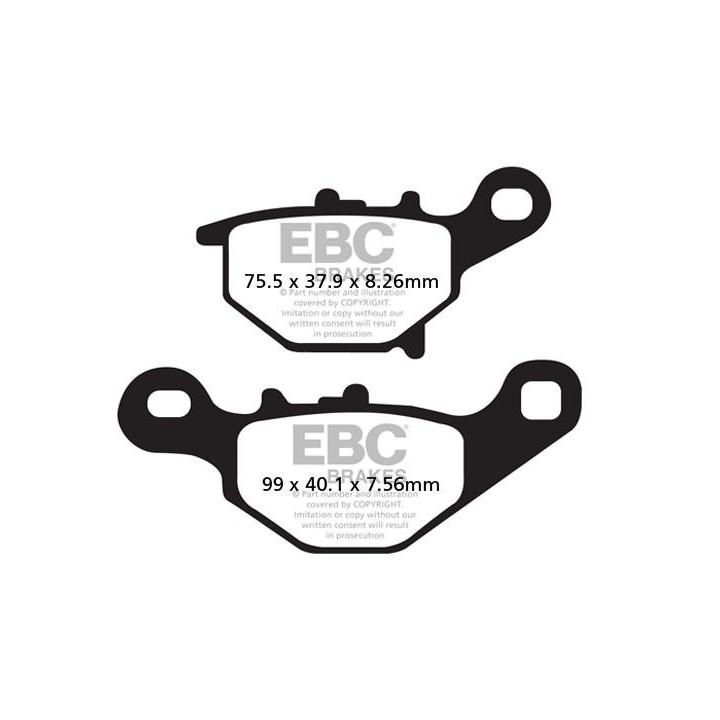 EBC Brakes FA401R – Klocki hamulcowe tylne | Sklep off-road Szekla4x4