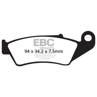 EBC Brakes FA185TT Brake Pads – High Performance Front Left Set