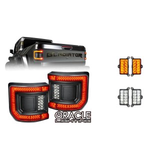 ORACLE Lighting Flush LED Tail Light Kit + Amber/White Module | Jeep Gladiator JT