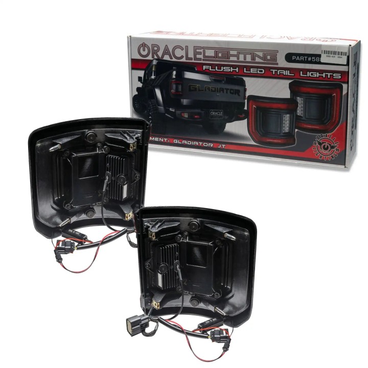 ORACLE Lighting – Zestaw tylnych lamp LED Flush + Amber/White | Jeep Gladiator JT