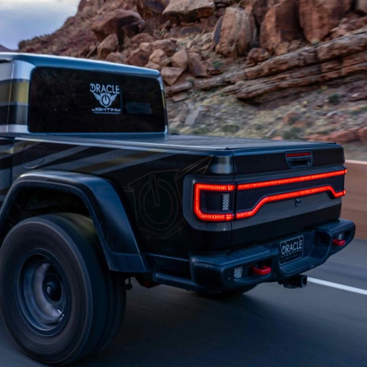ORACLE Lighting – Zestaw tylnych lamp LED Flush + Amber/White | Jeep Gladiator JT