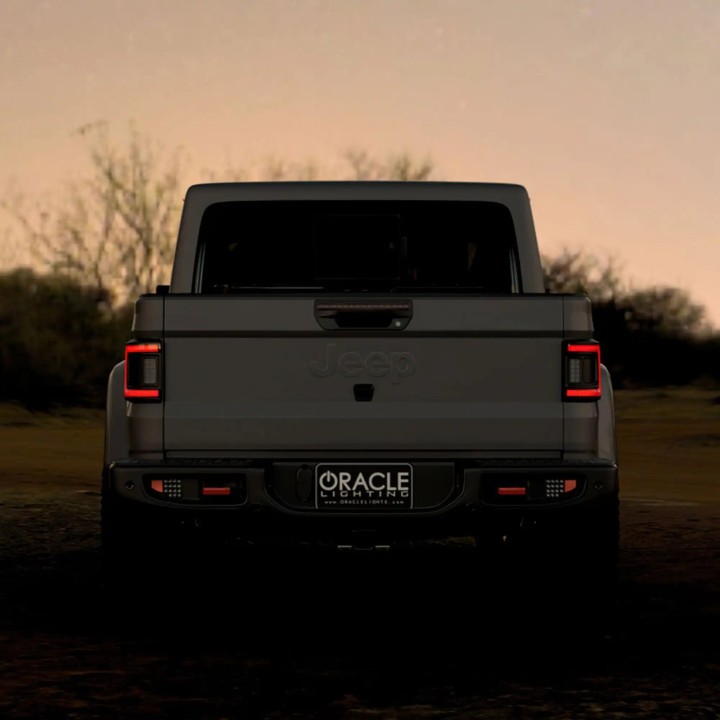 ORACLE Lighting – Zestaw tylnych lamp LED Flush + Amber/White | Jeep Gladiator JT