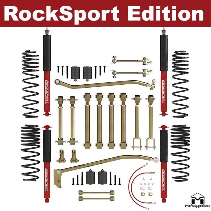 Zestaw liftu 3,5" Jeep Wrangler TJ Long Travel METALCLOAK
