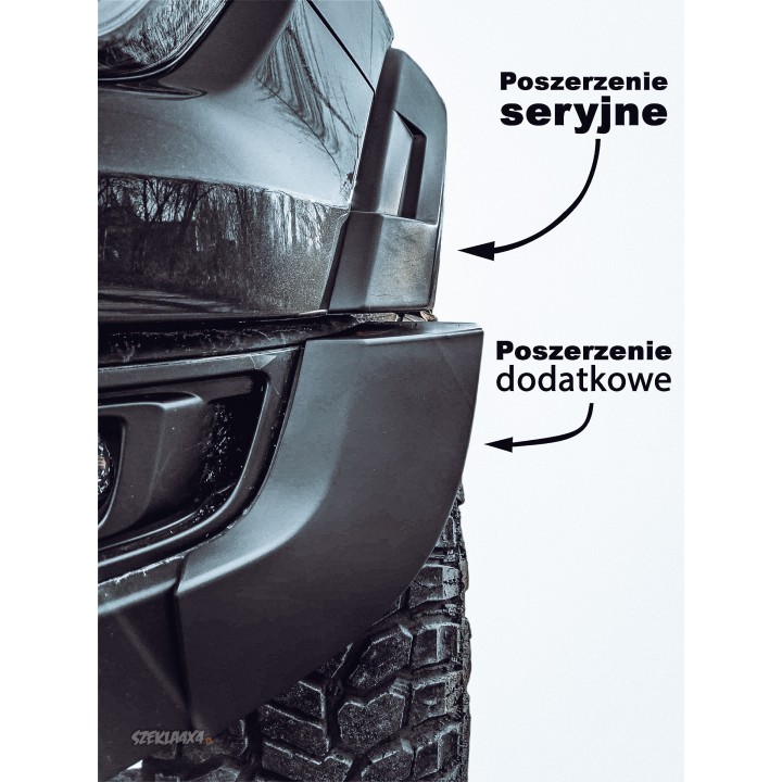Poszerzenia błotników Ford Ranger Raptor 2023+ | Off-road | Szekla4x4