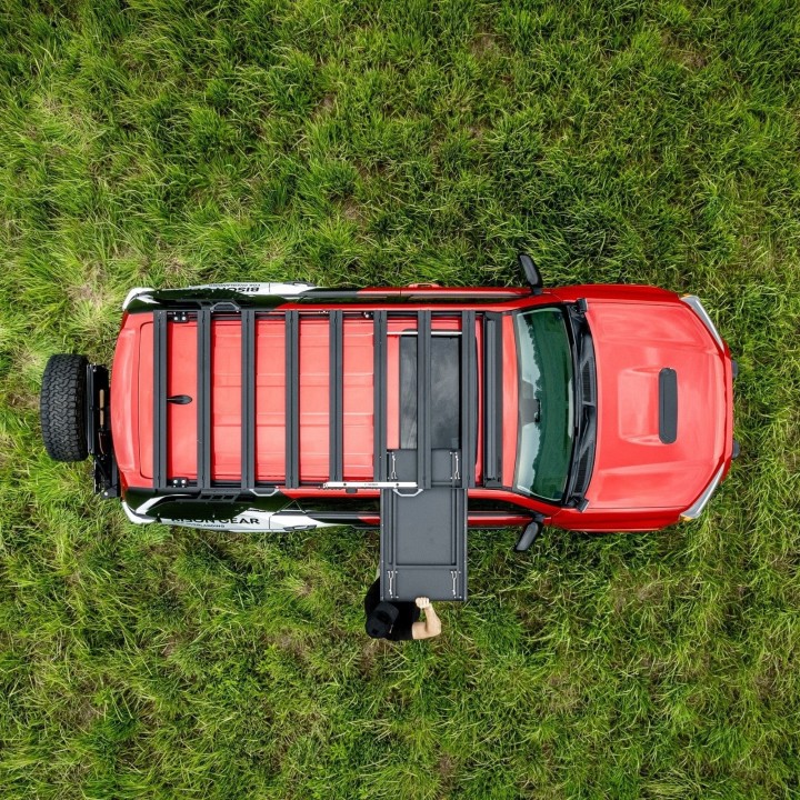 Stolik kempingowy OX PRO pod bagażnik dachowy, aluminium