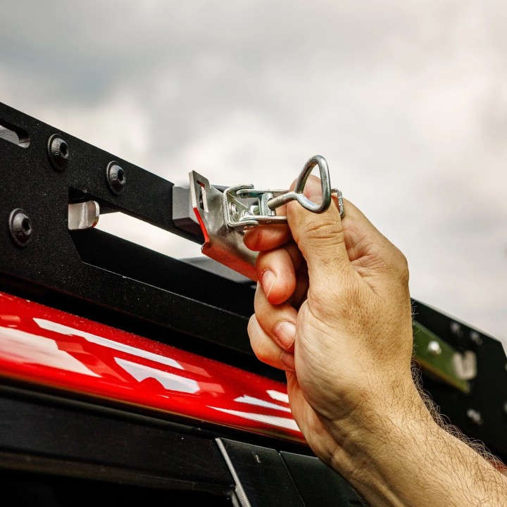 Stolik kempingowy OX PRO pod bagażnik dachowy, aluminium