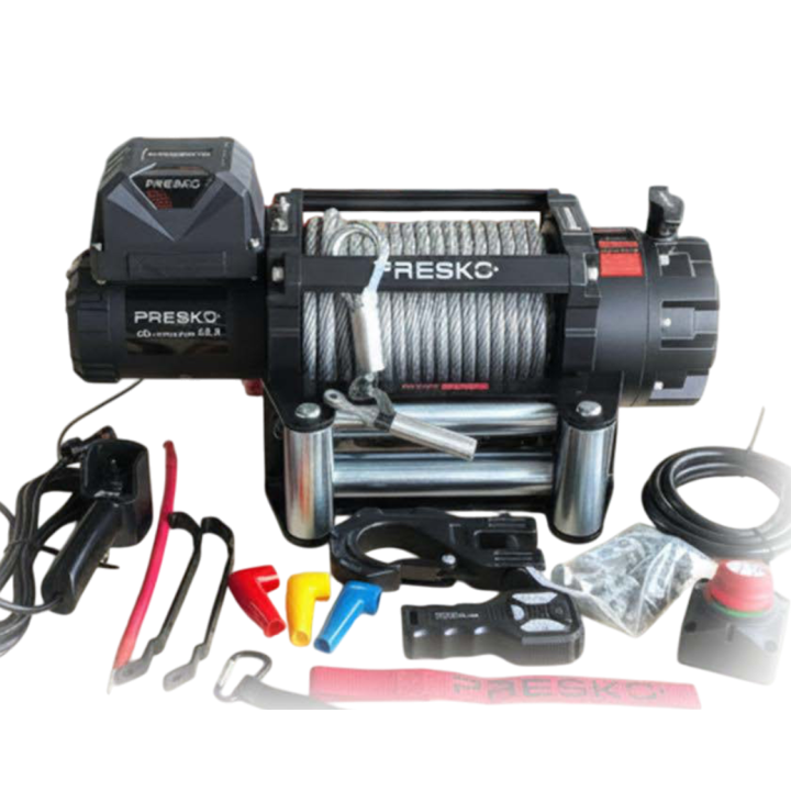 Presko MAMMOTH 20.0 Winch 24V Steel Rope | 9080 kg Pull | Szekla4x4