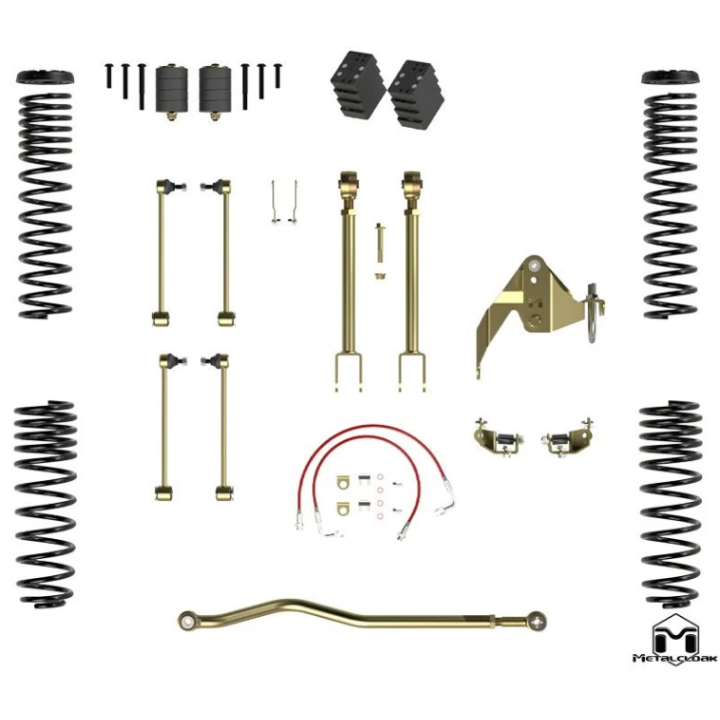 MetalCloak 2.5” True Dual Rate Lift Kit for Jeep Wrangler JK