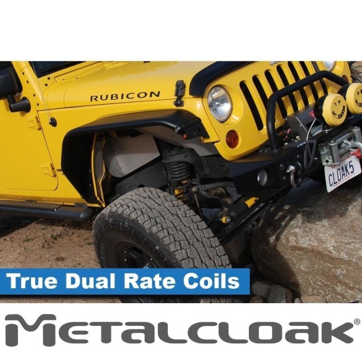 MetalCloak 7030 True Dual Rate sprężyny przód JK 3,5” 2D / 2,5” JKU (2007–2018)