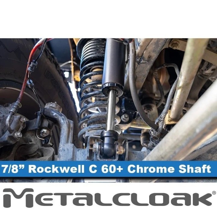 MetalCloak RockSport BLACK – przednie amortyzatory reservoir Jeep JK 2007–2018