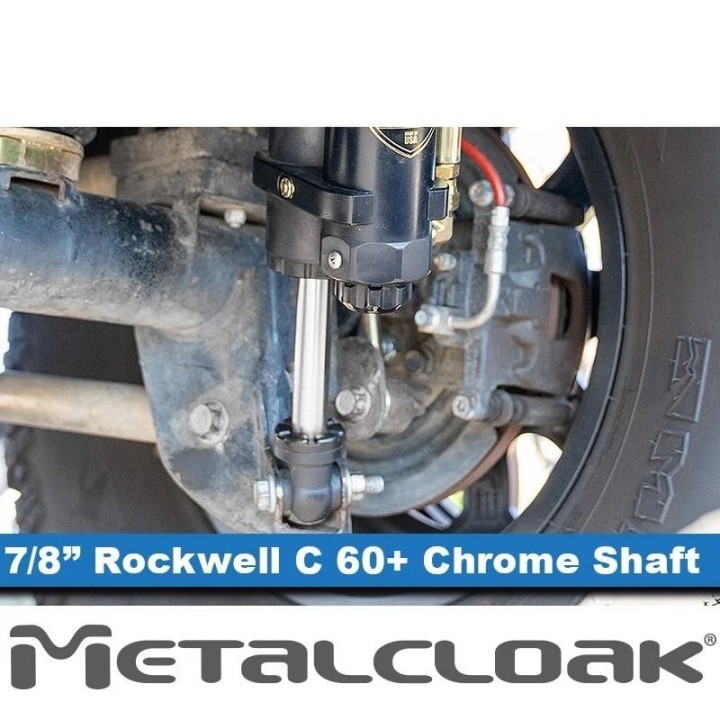 MetalCloak RockSport Black Rear Reservoir Shocks JK 07–18 | Long Travel