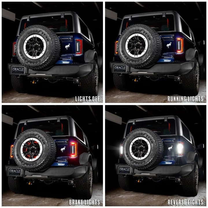 Lampy tylne LED flush do Ford Bronco 2021-2025