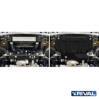 Osłona chłodnicy Ford Ranger 2022+ Amarok RIVAL 4x4 Osłony i zderzaki - ujęcie 2