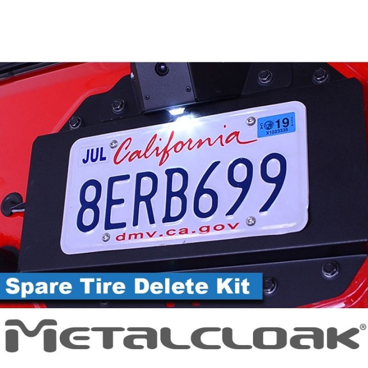 MetalCloak Spare Tire Delete Kit Jeep Wrangler JL – Szekla4x4.pl