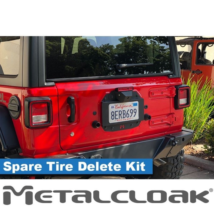 MetalCloak Spare Tire Delete Kit Jeep Wrangler JL – Szekla4x4.pl