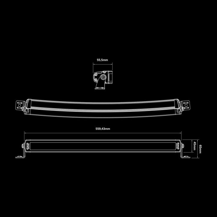 Siberia SRC 22" | 60cm Panel LED łuk STRANDS - ujęcie 8