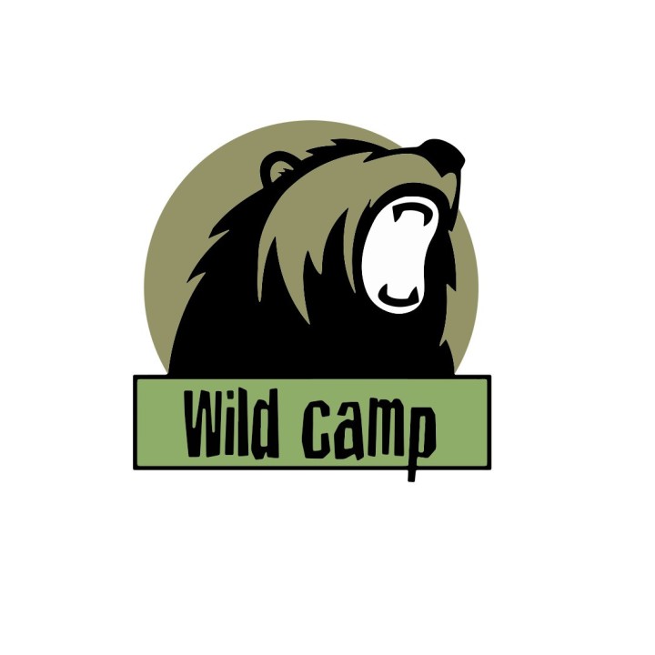 Naklejka Wild Camp 10x10cm