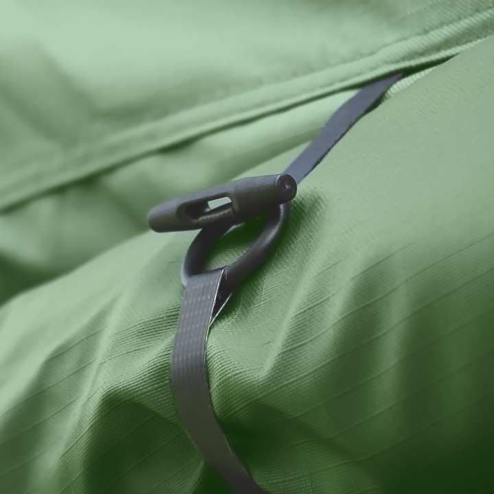 Przedsionek zadaszenia Batwing 2,4 m pasażer zielony