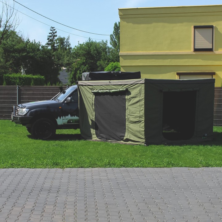 Przedsionek zadaszenia HEX 2,5 m kierowca zielony