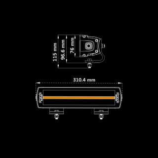 Belka LED 12” Siberia XPA DR 809426A 6120 lm