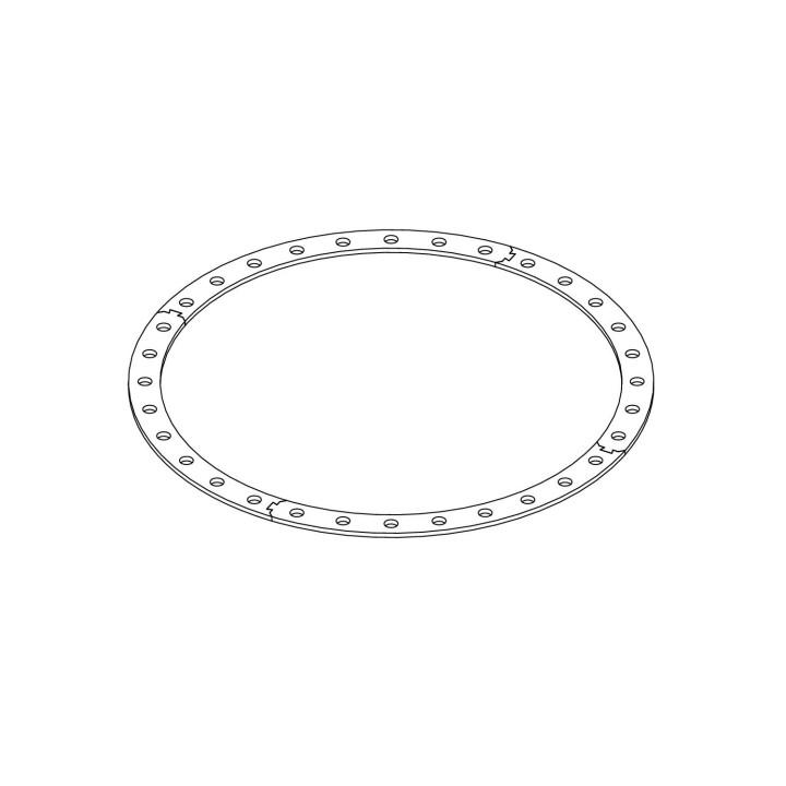Dystans felgi BEADLOCK - Na 4 felgi 17"
