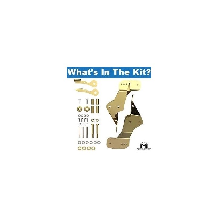 MetalCloak HD Control Arm Pro’lignment Kit JL/JT – drop brackety wahaczy 2,5–4,5"
