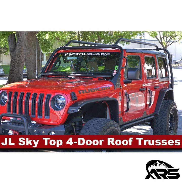 Pałąki górne Jeep Wrangler JL 4D JLU Sky One Touch top METALCLOAK - ujęcie 6