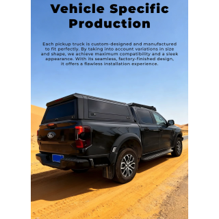 Hardtop aluminiowy Toyota Hilux 2015+ | Zabudowa - ujęcie 2
