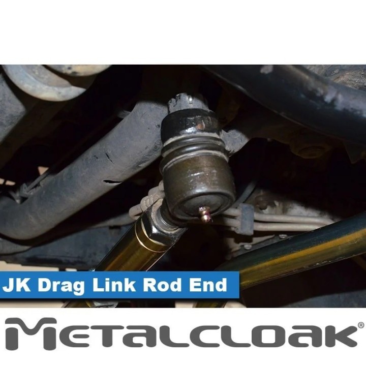 JK Wrangler Drag Link End, Left Hand Thread - Driver Side