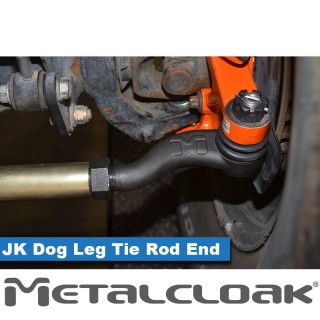 JK Wrangler Dog Leg Tie Rod End, Right Hand Thread - Driver Side METALCLOAK - ujęcie 2