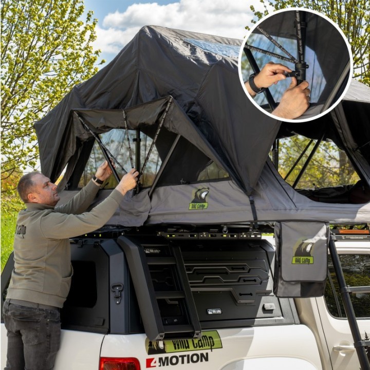 Wild Camp Orinoko 130 UltraLight Roof Top Tent | Szekla4x4