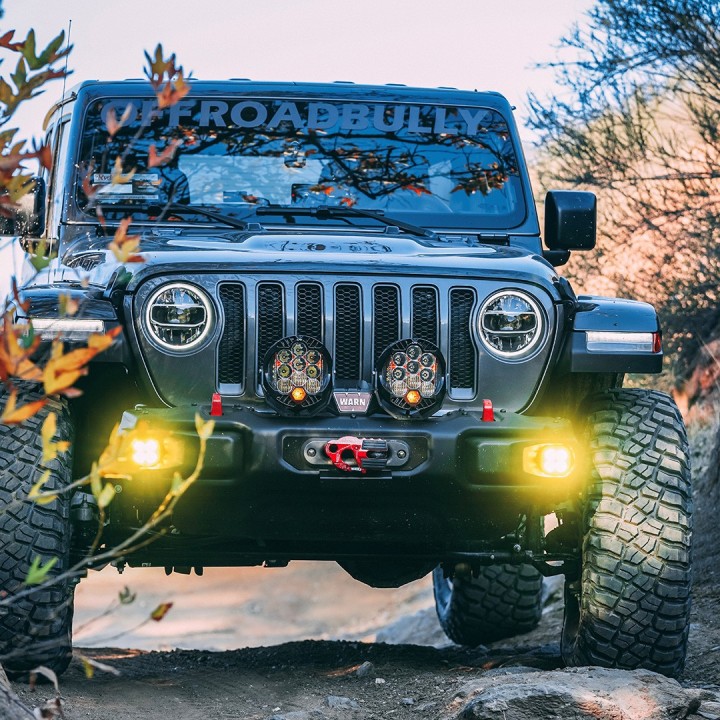 Lampy LED Baja Designs SAE Amber Jeep JL JT Rubicon