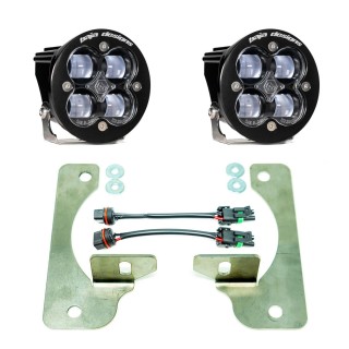 Baja Designs 447623 Squadron-R SAE Fog Light Kit Clear | Jeep JL & JT