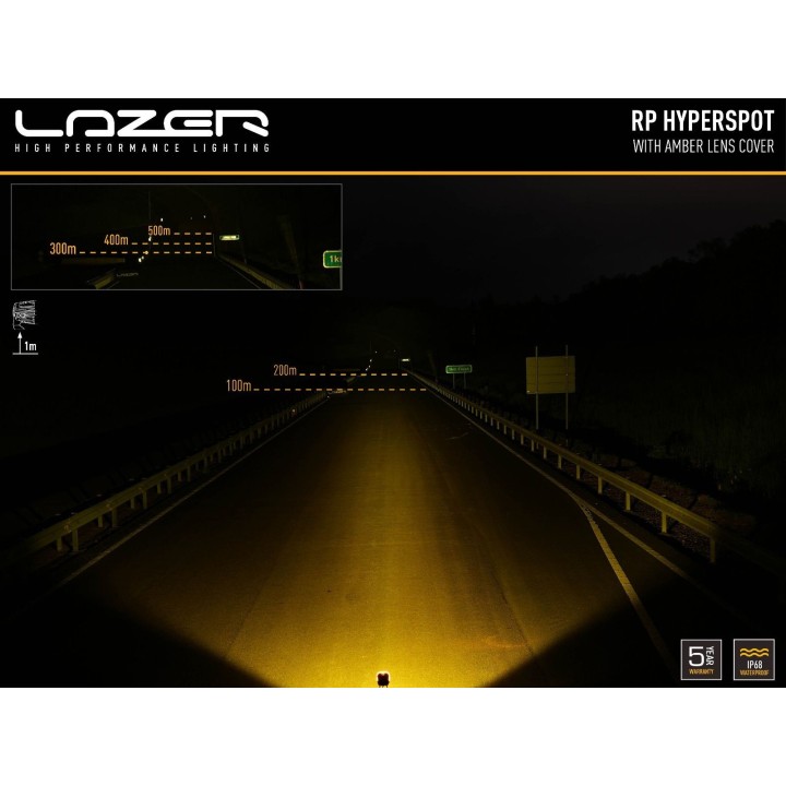 Work lamp LAZER RP HYPERSPOT – 4,520 lm – 1049 m – IP68