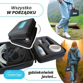 Prysznic turystyczny bezprzewodowy Water2go SC017K