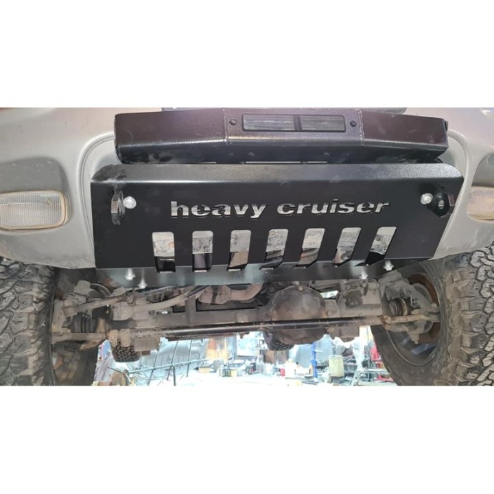 Jeep Grand Cherokee WJ / WG 1998-2004 płyta montażowa wyciągarki poszerzona z osłoną czołową