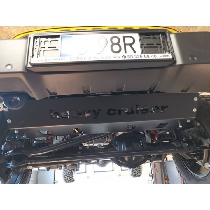 Osłona chłodnic i stabilizatora STANDARD Jeep Wrangler JL 2018- czerwona