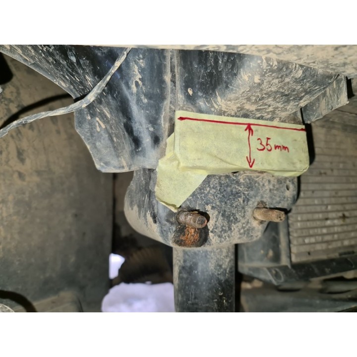 Range Rover L322 2002-2009 płyta montażowa wyciągarki