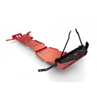 Zestaw , Pakiet OFFROAD Jeep Grand Cherokee WK2 2013-2020 Quadra-Lift czerwony