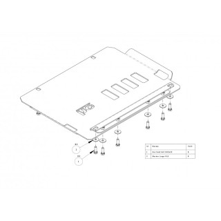 Osłona przedniego mostu , miski olejowej przekładni kierowniczej Ford F150 F-150 2009-2014 aluminiowa