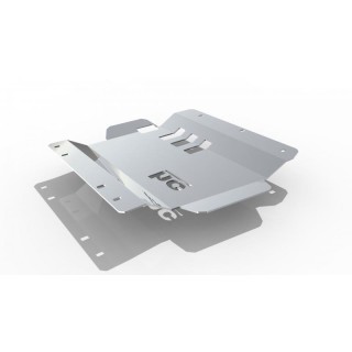 Osłona przedniego mostu i miski olejowej Offroad Nissan Navara D40 2005-2015 aluminiowa