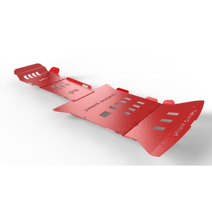 Komplet osłon układu napędowego Standard Range Rover L322 facelift 2009-2012 czerwony