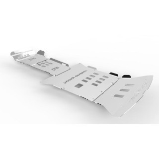 Komplet osłon układu napędowego Standard Range Rover L322 facelift 2009-2012 aluminiowy