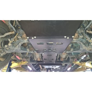 Osłona przedniego mostu i miski olejowej Toyota Sequoia 2007-2014 aluminiowa